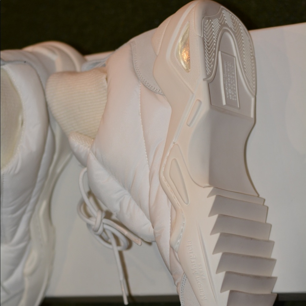 Maison Margiela White Ankle Sneakers - Picture 5 of 6
